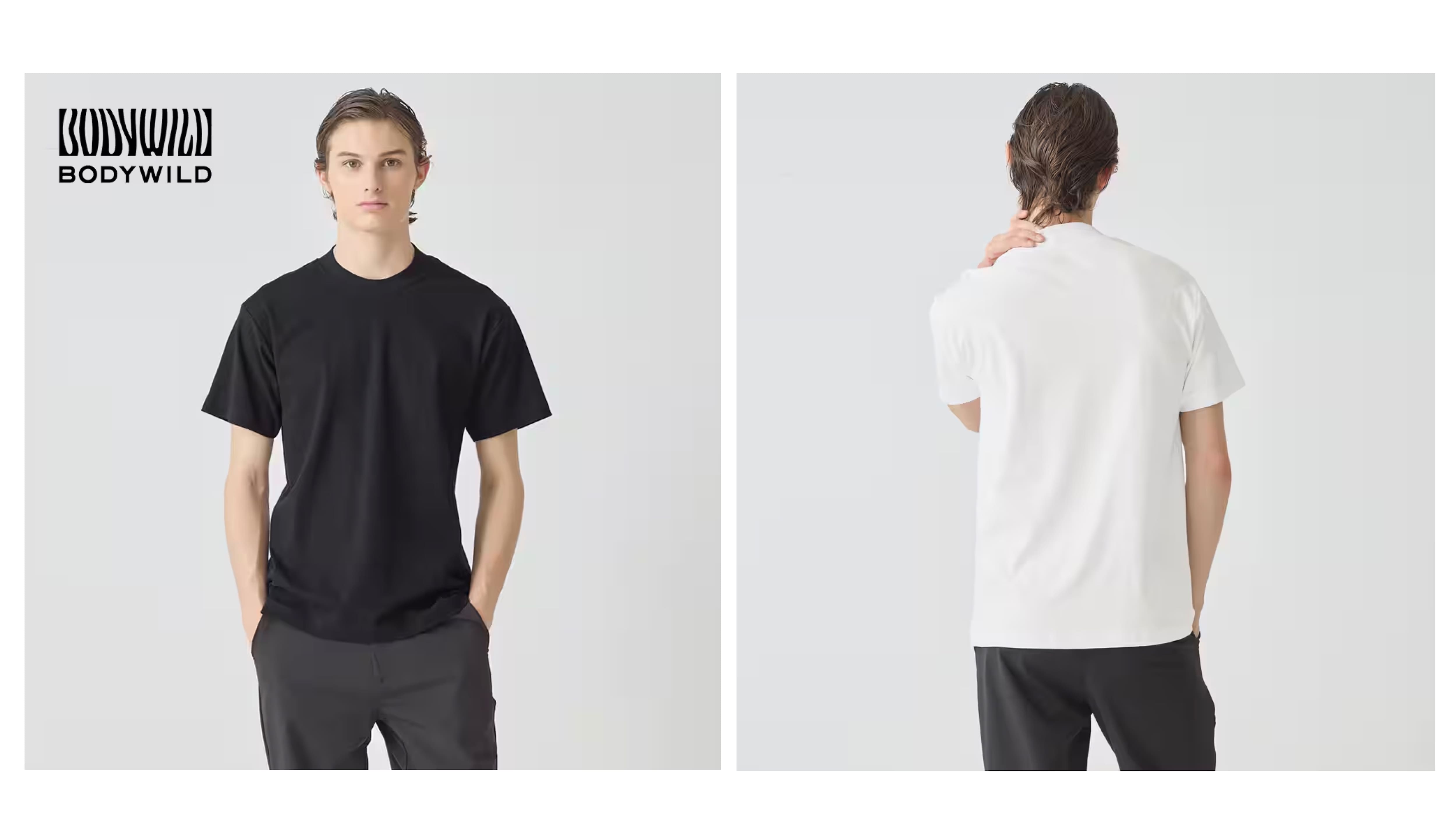 BODY WILD(ボディワイルド)【ジャケット対応】クルーネックＴシャツ<BW5413C>