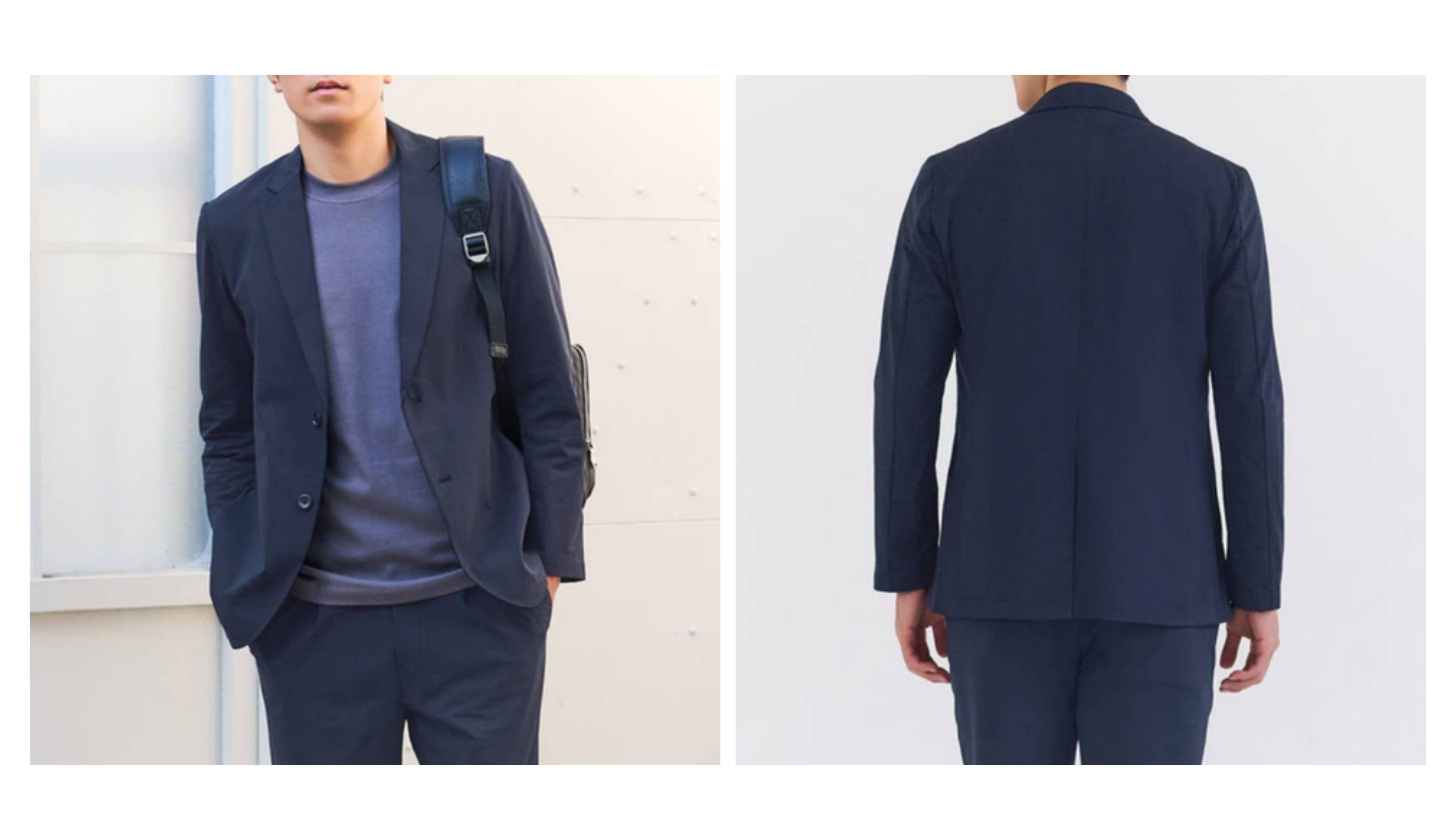 BODYWILD(ボディワイルド)【メッシュストレッチ】テーラードジャケット<BDZ375>