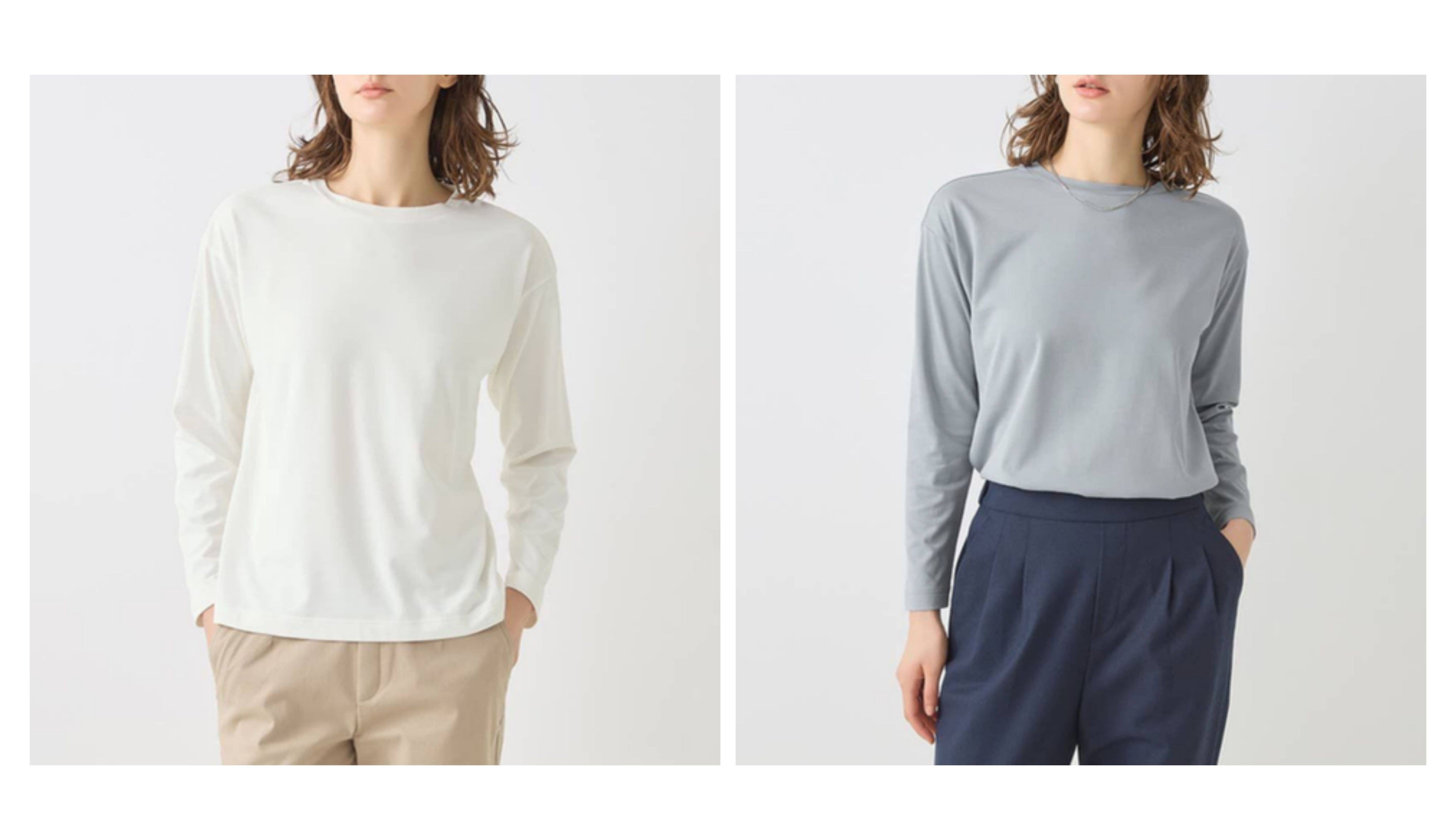 KIREILABO(キレイラボ)【Fitte】ロングスリーブTシャツ<KB5146P>