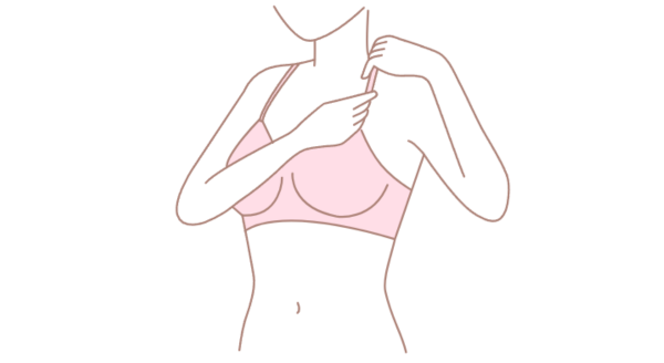 ブラジャーの正しいつけ方3
