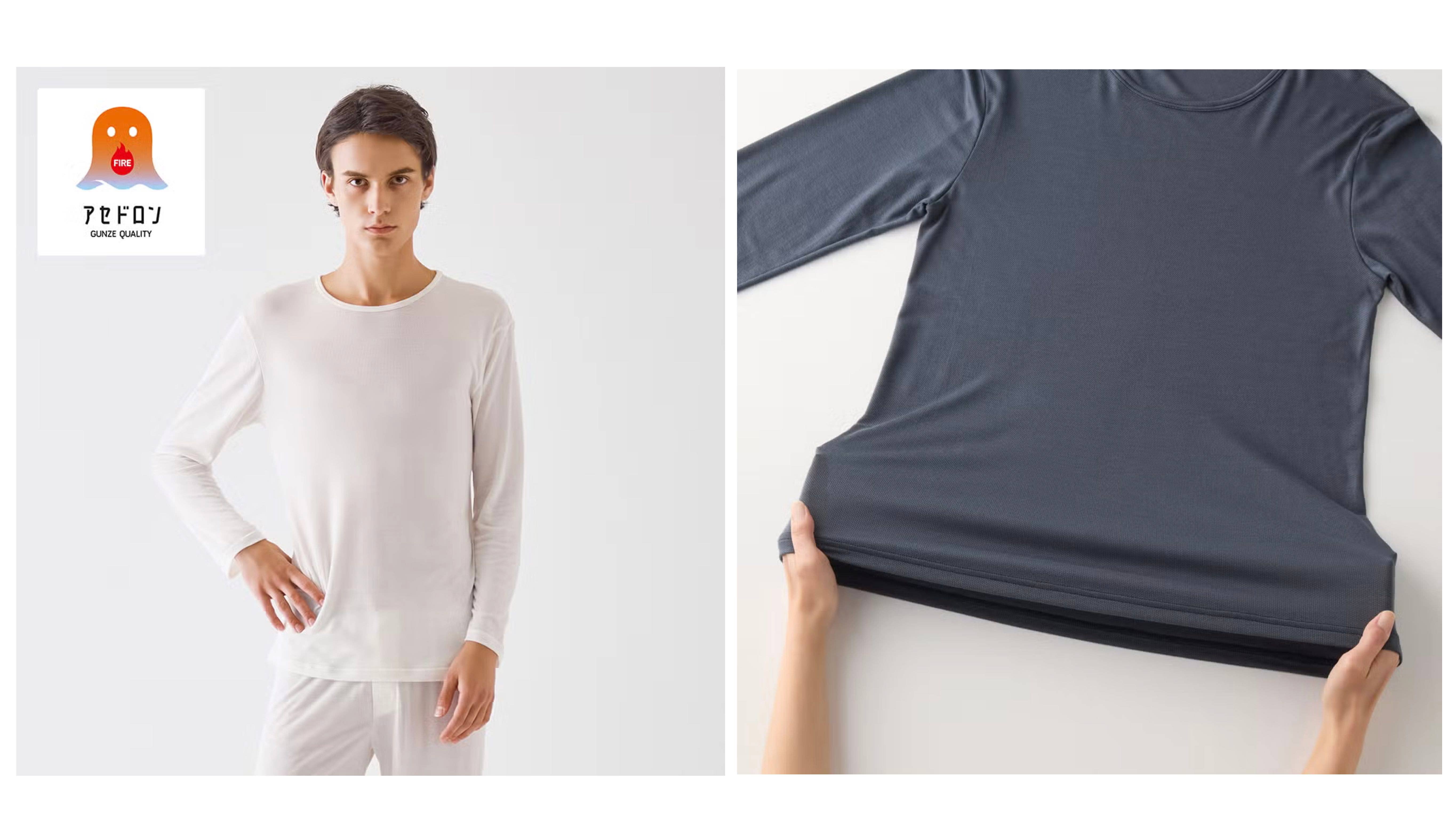 【ファイヤーアセドロン】長袖クルーネック(丸首)<MHA408P>