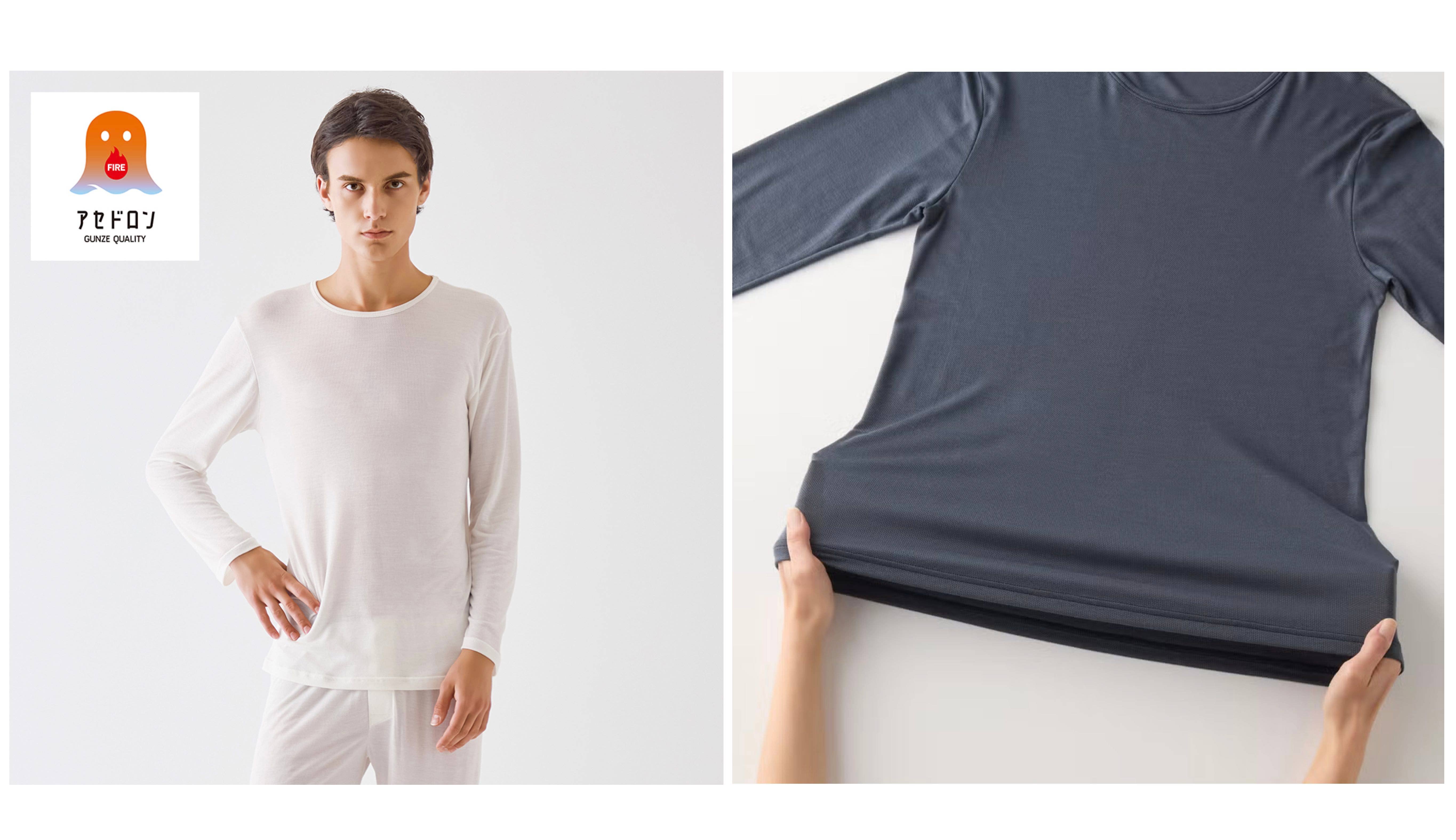 【ファイヤーアセドロン】長袖クルーネック（丸首）<MHA408P>