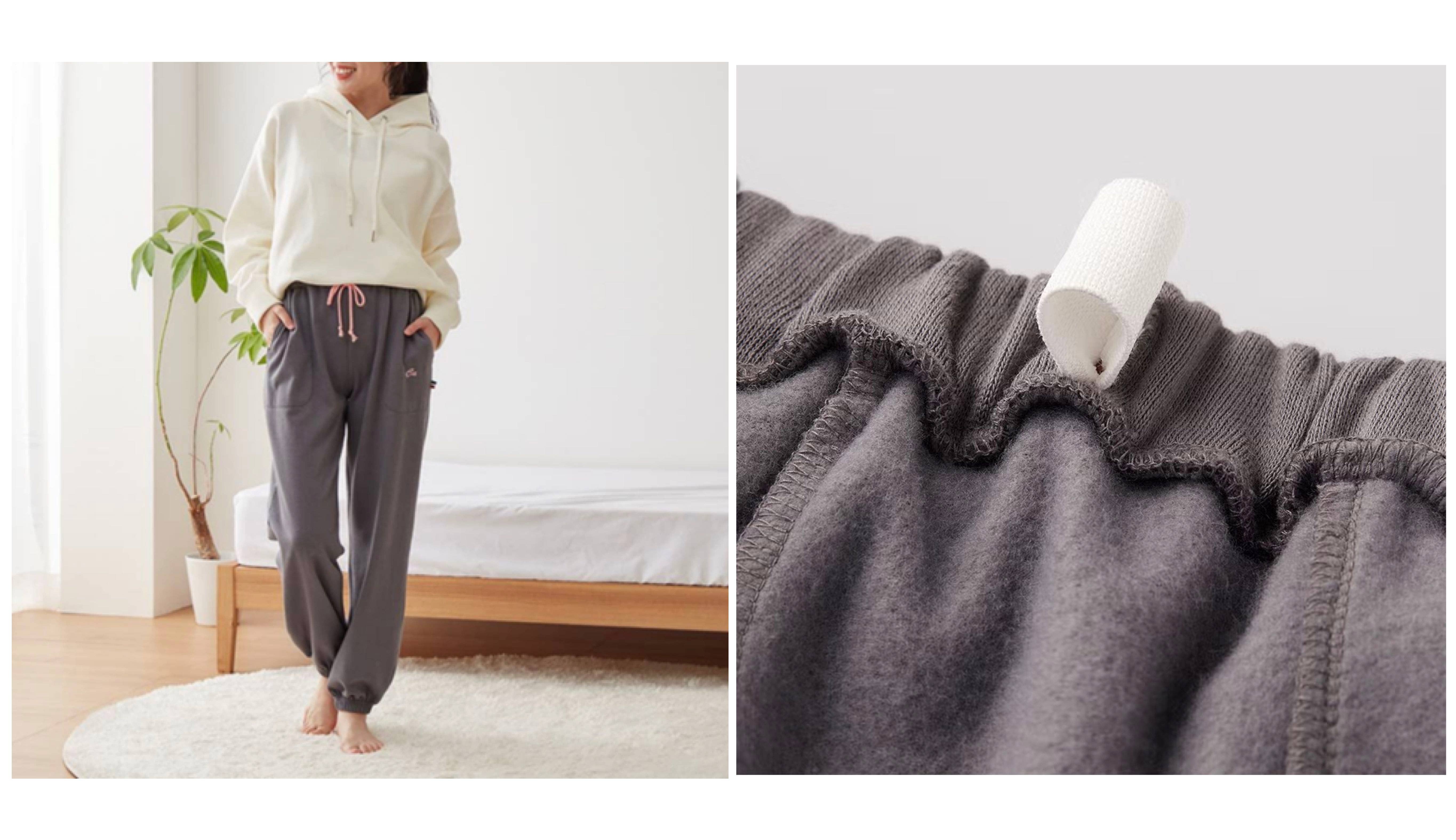 COMME CI COMME CA(コムシコムサ)綿混 裏毛起毛 ルームパンツ 長パンツ<MP6043>