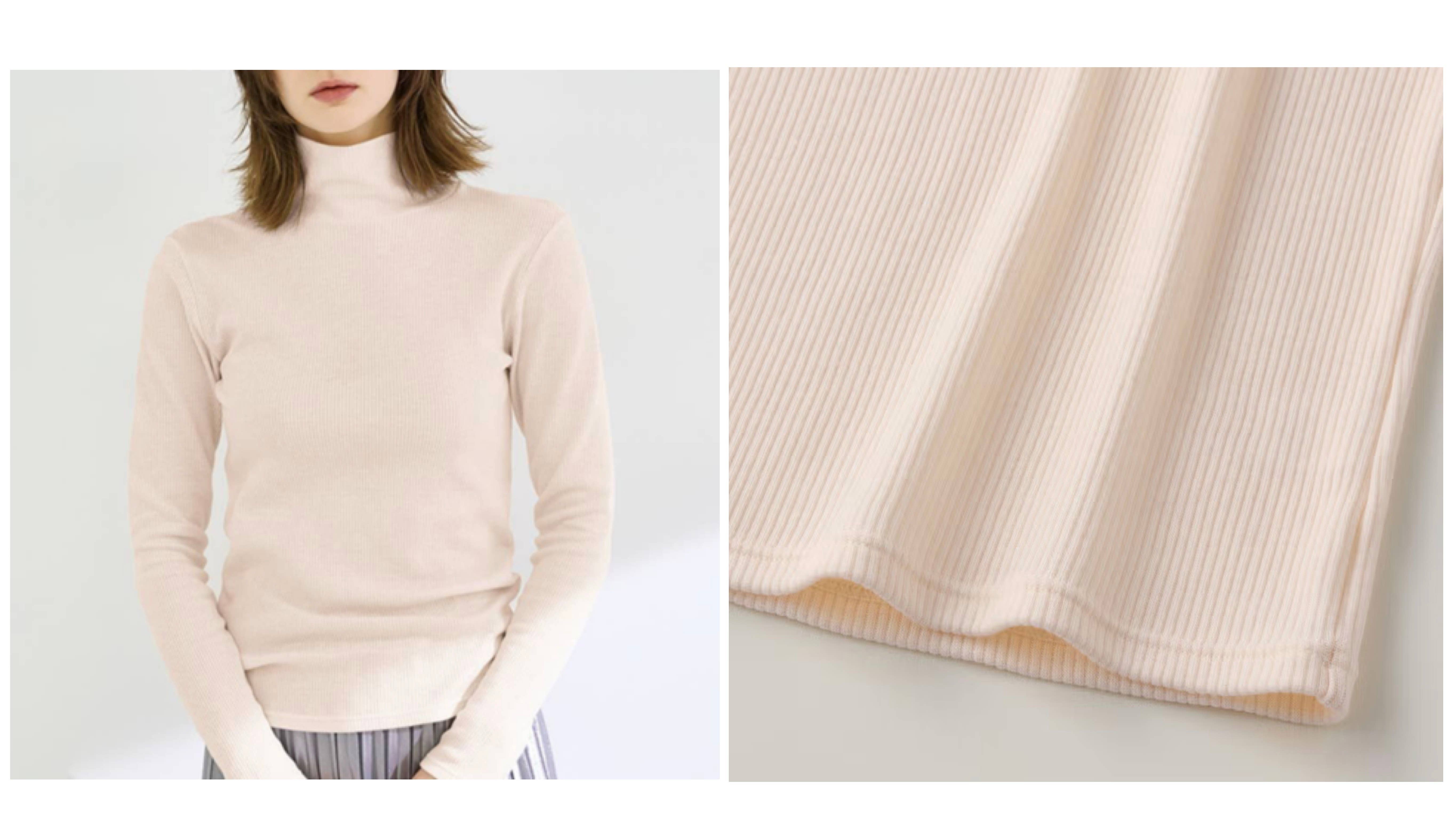 the GUNZE(ザ グンゼ)【HOT RIB】ハイネック長袖<CK4945>