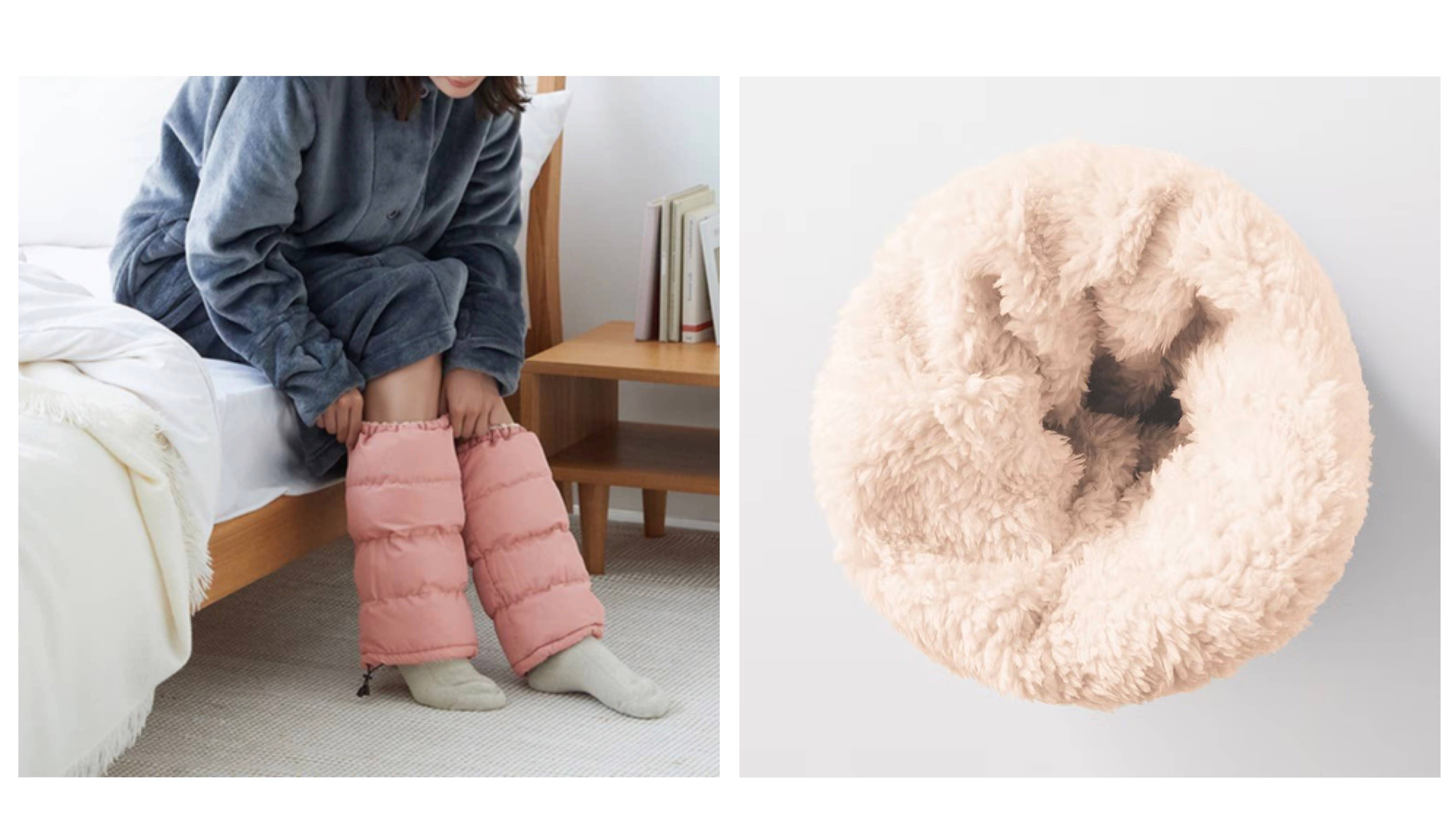 UCHI-COLLE(ウチコレ)【バウンドヒーター】レッグウォーマー<AUY504>