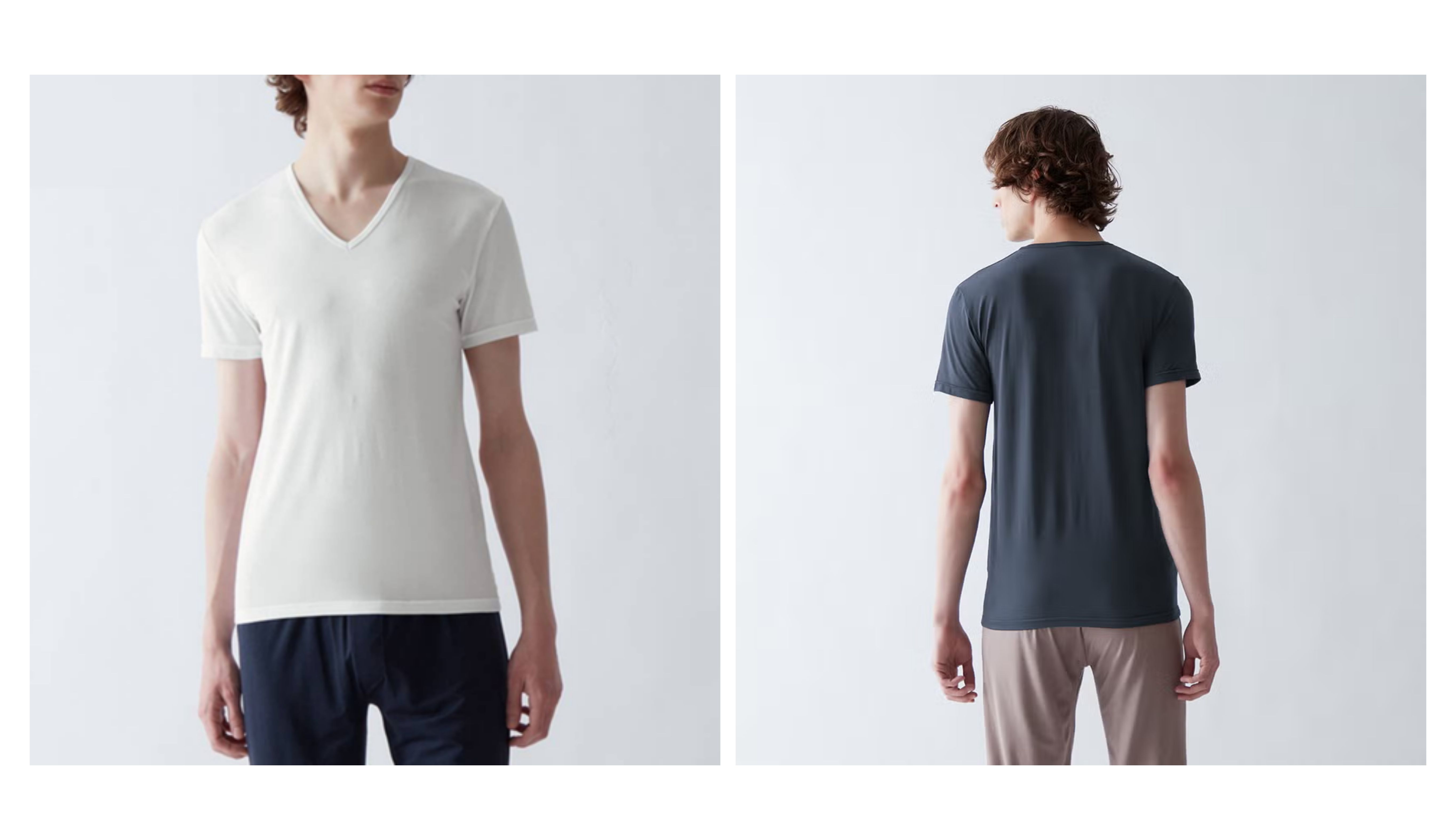 【アセドロン】VネックTシャツ<MCA615P&gt