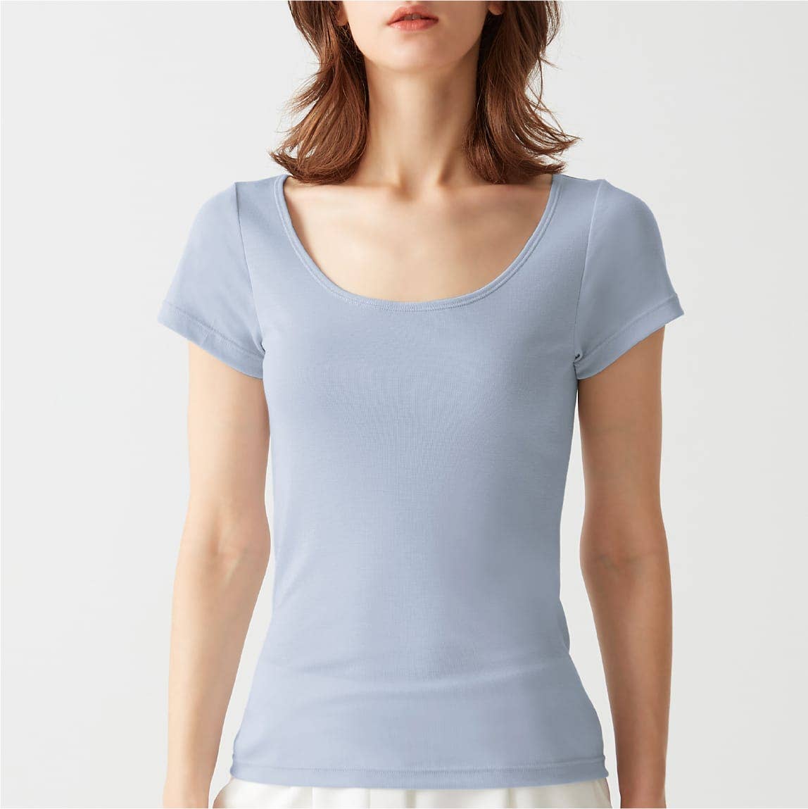 汗取り付き2分袖インナー