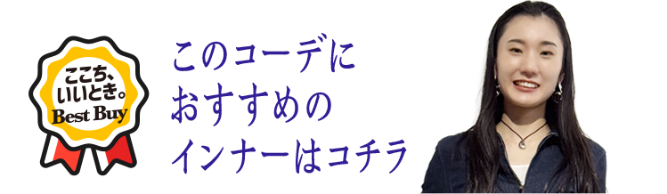 Recommended innerwear for this outfit is