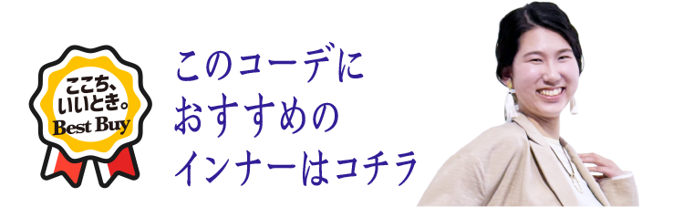 Recommended innerwear for this outfit is