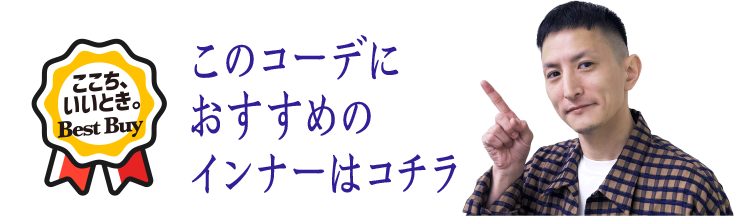 Recommended innerwear for this outfit is