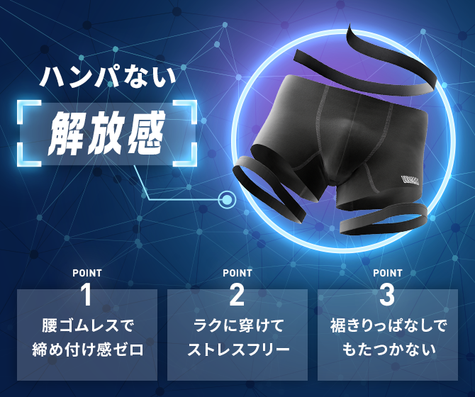 ハンパない解放感