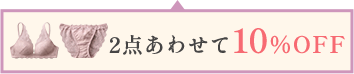 2点合わせて10%OFF