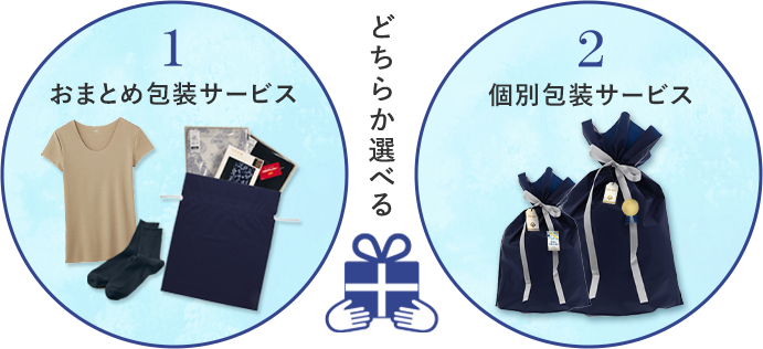 どちらか選べる！１つにまとめて オリジナルギフトセット! 個別でそれぞれ １つずつ!