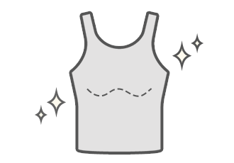 ブラとインナー1枚で済ませたい