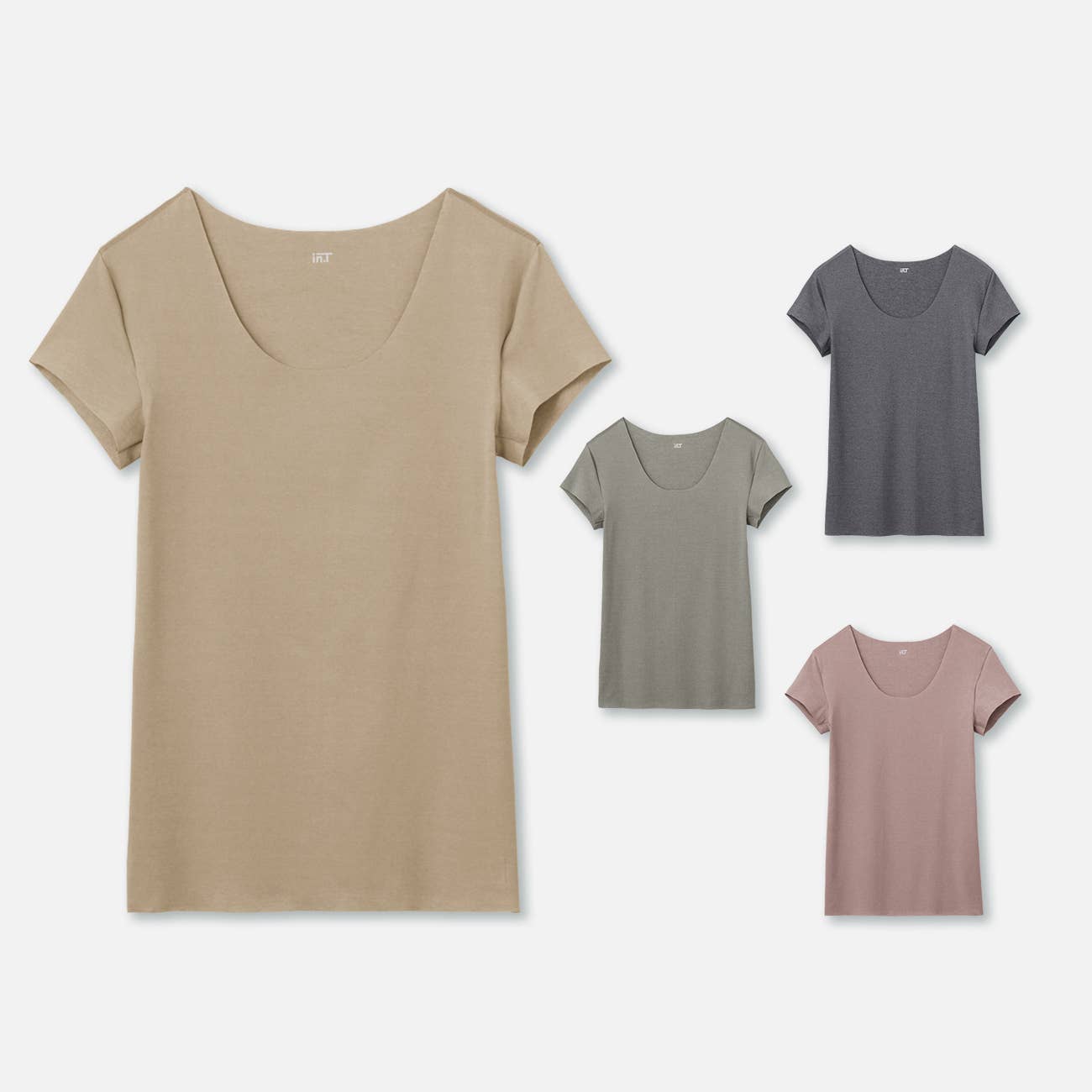 Tシャツ専用インナー（in.T） 脇汗・汗染み・乳首透け対策におすすめ
