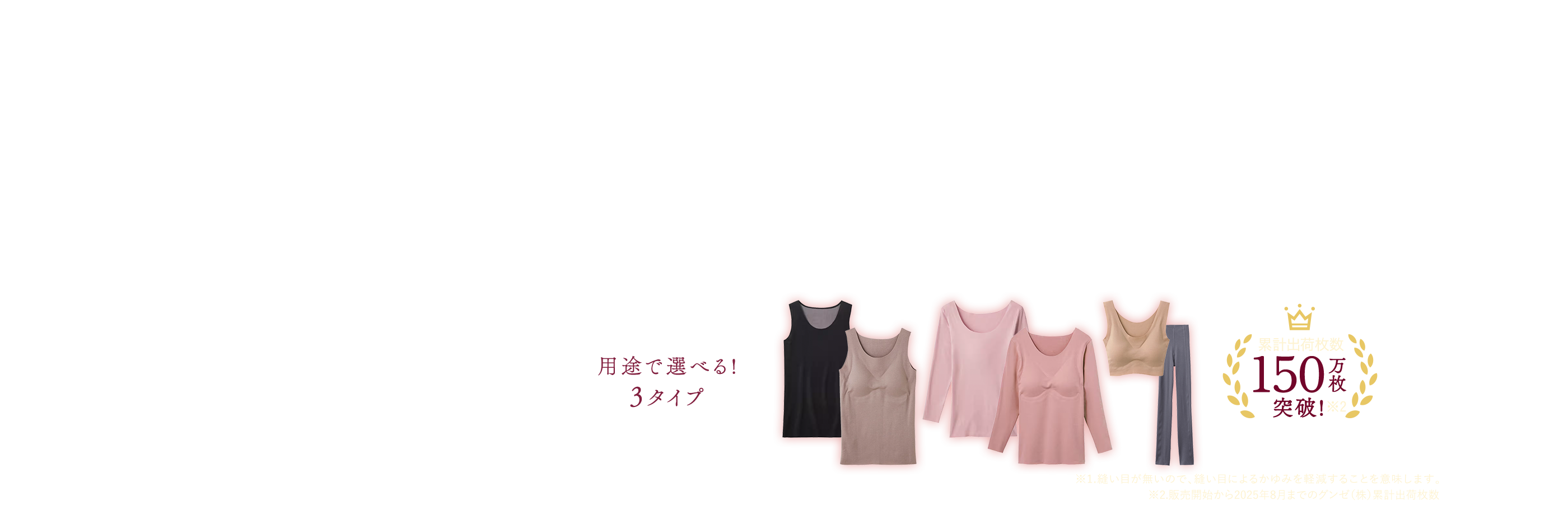 KIREILABO キレイラボ 冬こそかゆくない 完全無縫製®ウォーマー 用途で選べる! 3タイプ 累計出荷枚数 150万枚 突破!※ ※販売開始から2024年8月までのグンゼ (株)累計出荷枚数
