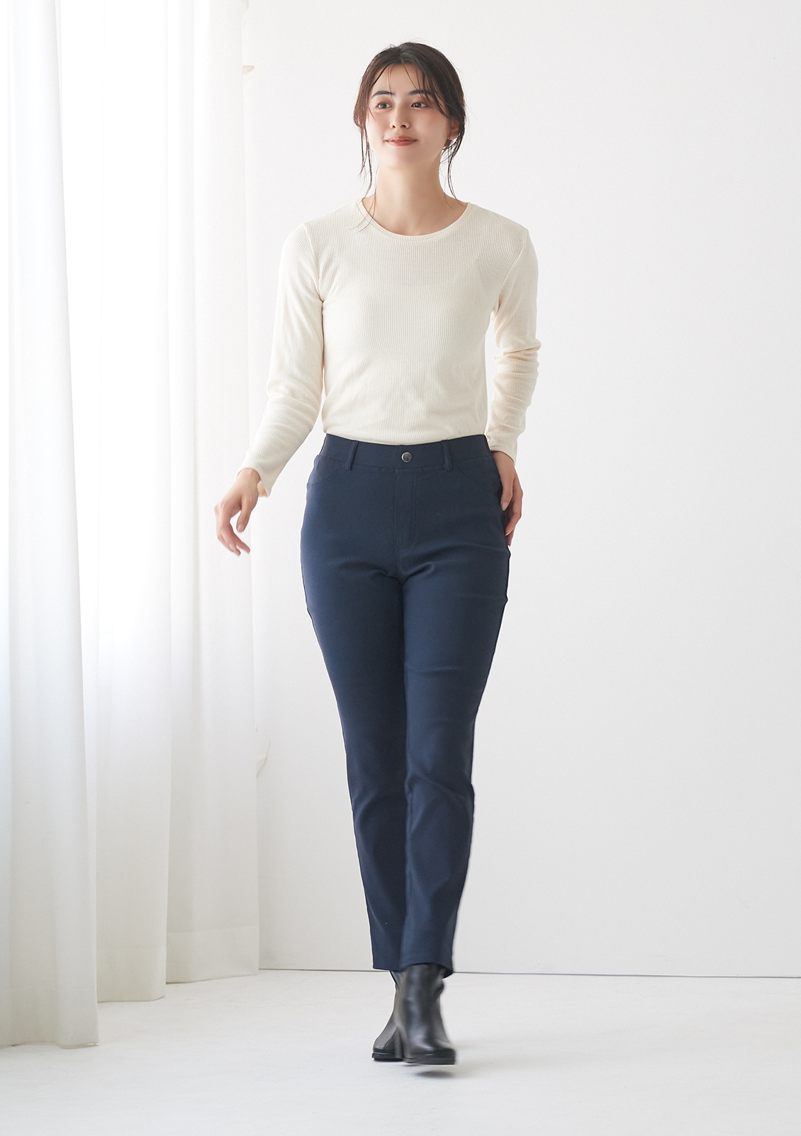 168cm M ダークネービー着用