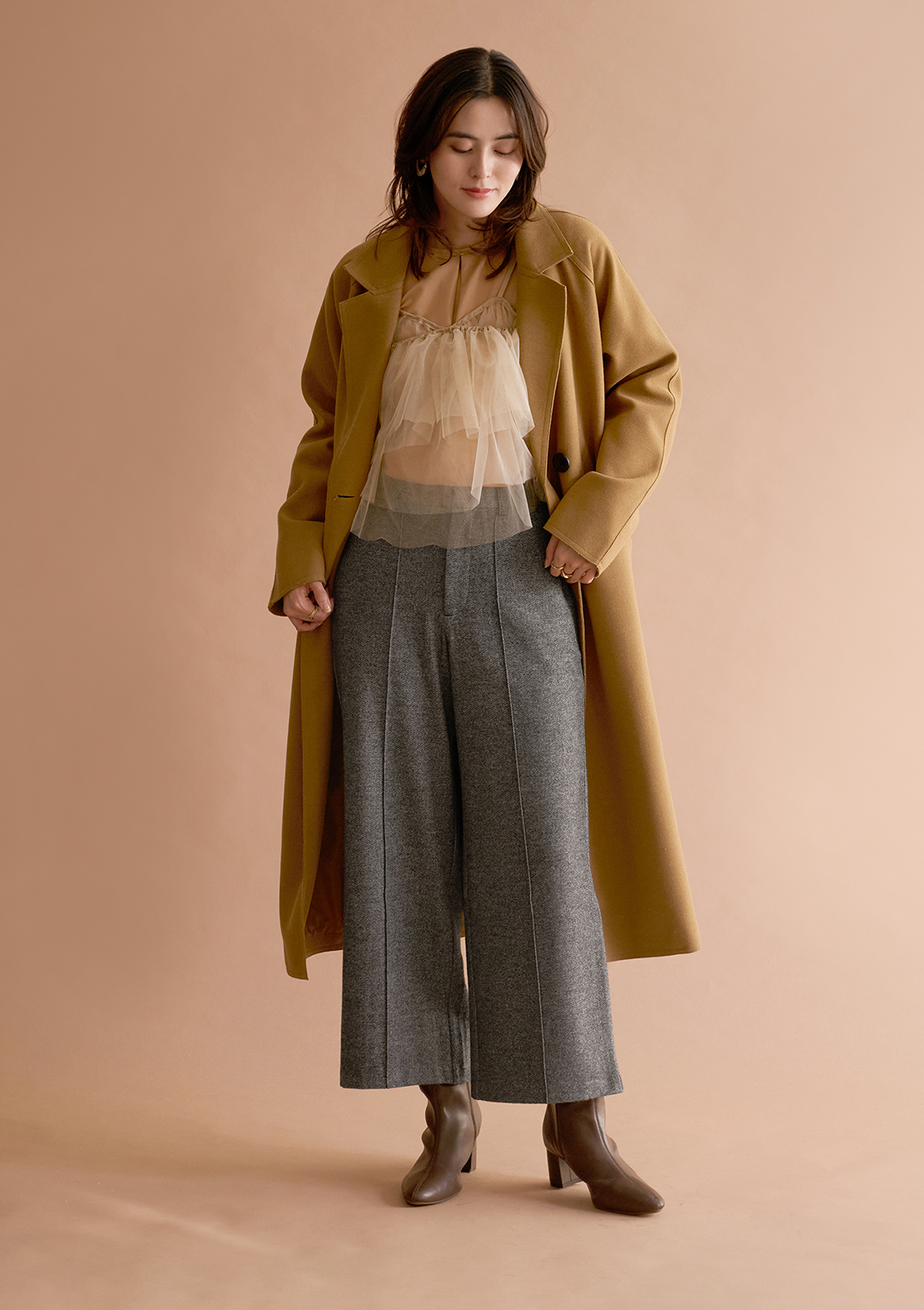 168cm M モクグレー着用