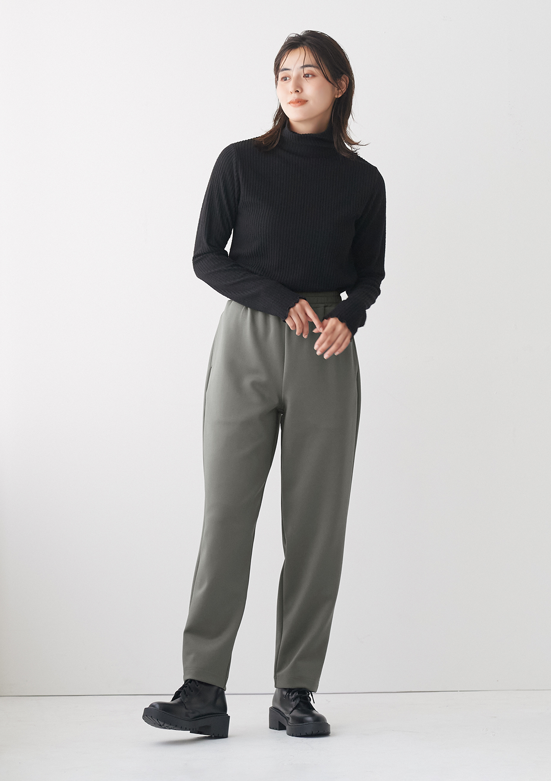 168cm M グレー着用