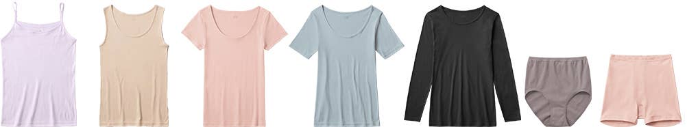 100% cotton BASIC Year-round items Product lineup