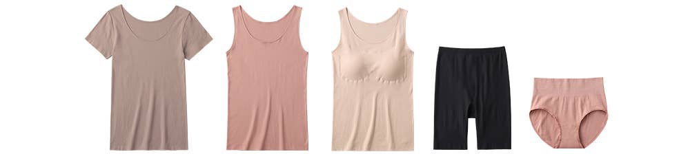 コットン100% SEAMLESS 年間アイテム 商品展開