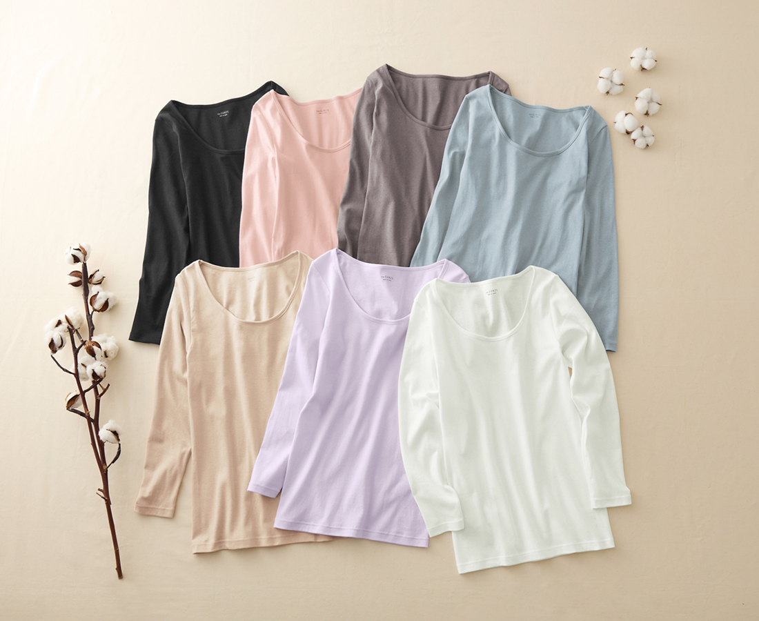 COTTON 100% BASIC カラーバリエーション