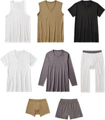 COTTON 100% INNER アイテムバリエーション