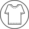 服から見えにくいデザイン