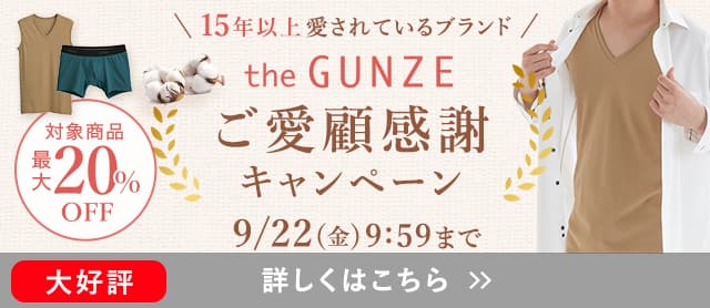 theGUNZEキャンペーン
