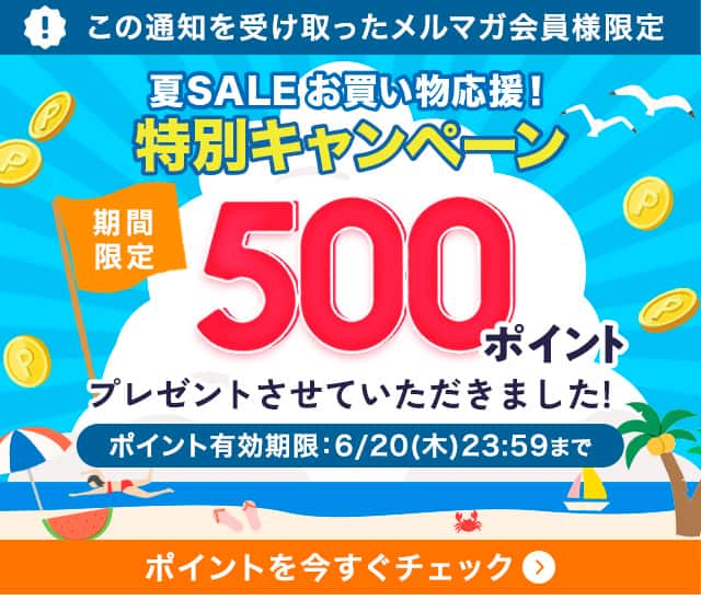 ポイントを今すぐチェック