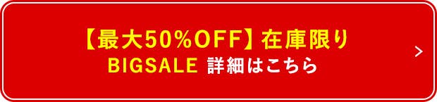 最大50%OFF 在庫限り BIG SALE 詳細はこちら