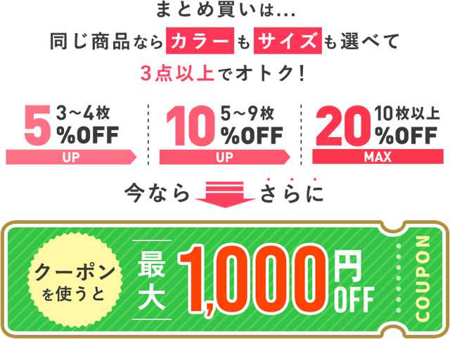 最大1000円OFFクーポン