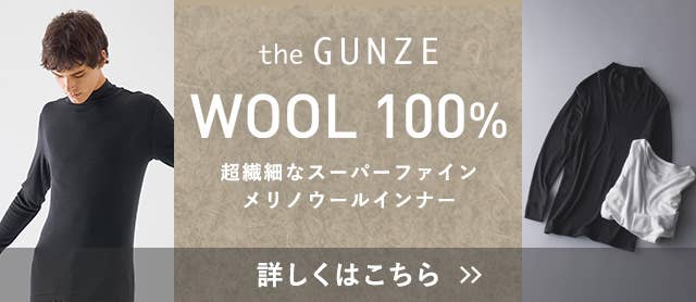 the GUNZE メリノウール